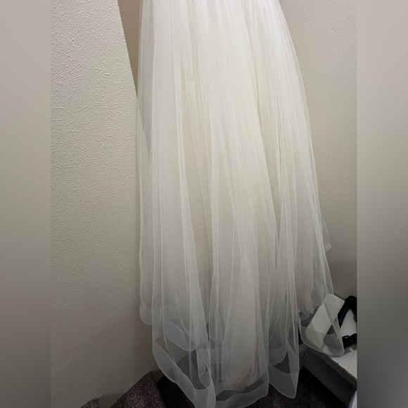 Justin Alexander 55019 Size 12 Wedding Dress Tulle Ball Gown Read Description! - Picture 5 of 8